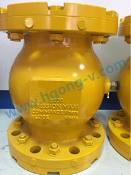 ANSI/API6D Aluminium allory pneumatic flange pinch valve